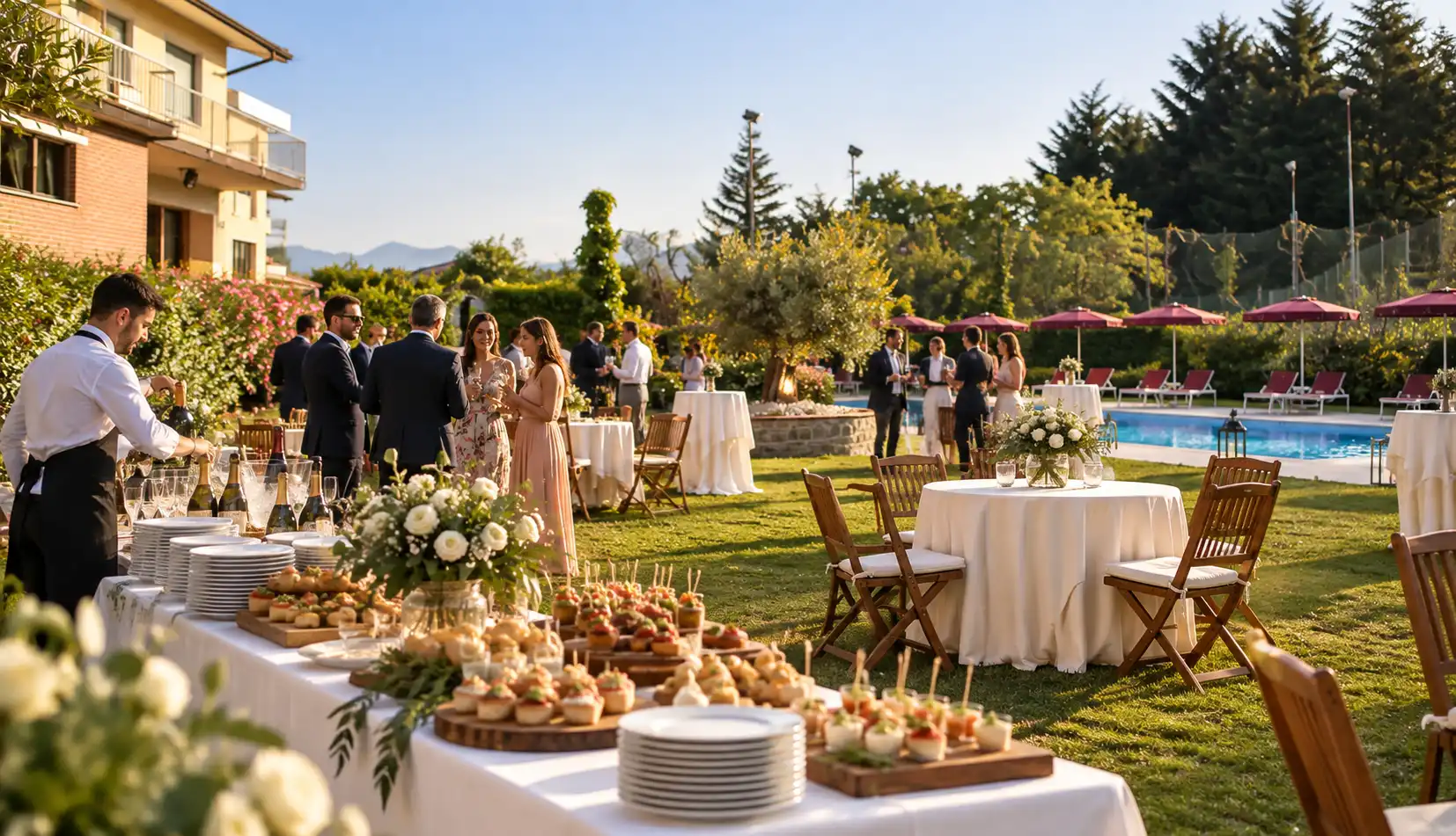Eventi e cerimonie Allestimento per cerimonia al Park Hotel La Pineta
